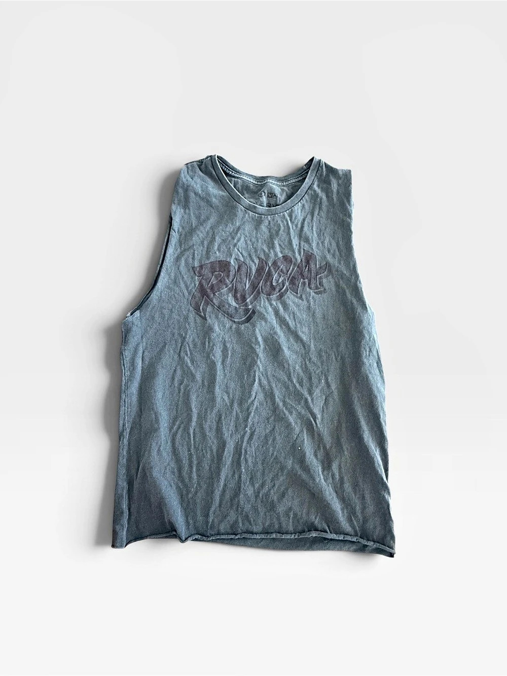 RVCA Muscle Tank in Gray Size small